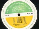 BBC TRANSCRIPTION - PSALMS - 93956 / 93957