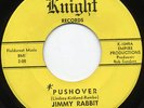 LISTEN-Rare Texas Garage 45- Jimmy Rabbit- Pushover- M-