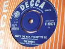 EX UK DECCA 45 - THE POETS - THAT'S THE WAY IT'S GOT TO