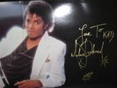 MICHAE JACKSON THRILLER LP SIGNED