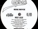 ROSE ROYCE - BEST LOVE * 1982 Rare Soul-Boogie * PROMO
