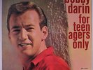 BOBBY DARIN: For Teenagers Only LP (Mono, cover w/ poster still attached inside