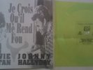 JOHNNY HALLYDAY SYLVIE VARTAN  45 T VINYLE FLEXI RUSSE
