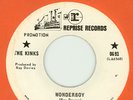 KINKS non-LP single (PROMO)   Wonderboy / Polly  // NM