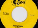 GLEN ADAMS - MISS WHINEY b/w Slim Smith  - Canadian  ??