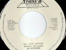 rare Modern Soul 45 LA VOYAGE all nite affair TRANS A