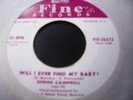 Bernie Campbell w/ 4 Ekkos-Ultra rare Doo Wop 45 Mint