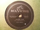 ELVIS PRESLEY 78 RPM HOUND DOG / DON'T BE CRUEL