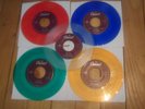 Beatles Set of 5 coloured Vinyl singles X juke box