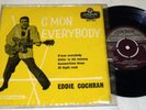 EDDIE COCHRAN C`mon everybody EP London Yellow sleeve