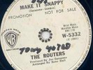 THE ROUTERS -MAKE IT SNAPPY - PROMO 78 RPM  1963 RARE