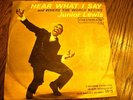 Junior Lewis 45 Hear What I Say PICTURE SLEEVE