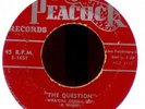 Billy Wright The Question on Peacock R&B Blues 45 Hear