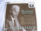 SXL 2222 -Brahms Piano Recital - Backhaus- Decca WBg-Ex