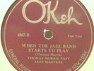 27)  78rpm  THOMAS MORRIS PAST JAZZ MASTERS   OKEH 4867