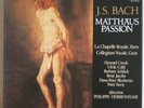 RARE FRENCH HM 3lp BACH matthaus passion HERREWEGHE NM
