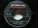 SOUL 45  MARIE KNIGHT  That's no way 2...CLICK TO HEAR