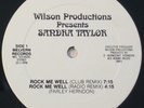 SANDRA TAYLOR Rock Me Well PRIVATE SOUL/BOOGIE 12