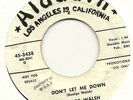 GEORGE WALSH RARE ROCKABILLY DON'T LET ME DOWN ALADDIN