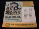 1962 CELEBRITY RADIO SPOTS LP Walt Disney Annette+MORE