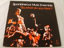 SPONTANEOUS MUSIC ENSEMBLE SO WHAT DO YOU JAZZ TANGENT