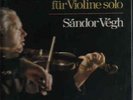 Bach SONATEN UND PARTITEN SANDOR VEGH Valois 3LP box