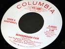 Promo 45-White Label-Simon & Garfunkel-Scarborough Fair