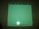 WE WONT BE YOUR FUCKING POOR Comp 2XLP Mortarhate 1985