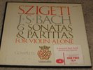 JOSEPH SZIGETI- BACH SONATAS-VANGUAR?D-BOX ( 3 ) LPS-NM