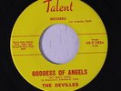 DEVILLES: Goddess Of Angels 45 rare Vocal Groups