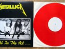 METALLICA CAUGHT IN THE ACT LP LIMITED RED VINYL RARE