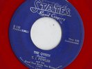 STATES R&B rocker 45  T.J. FOWLER - The Queen  RED WAX