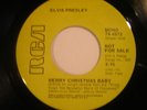 Elvis Presley MERRY CHRISTMAS BABY Yellow label PROMO