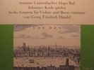 HANDEL / LAUTENBACHER / VIOLIN SONATAS / 2LP MUSICAPHON