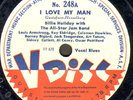 BILLIE HOLIDAY - 78 rpm V-DISC  