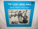 COON CREEK GIRLS   LEDFORD  EARLY RADIO FAVS.  RARE