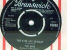 WHO - THE  KIDS  ARE  ALRIGHT  ORIGINAL UK BRUNSWICK 45