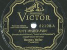 Rare Jazz 78 - Thomas 'Fats' Waller - Ain't Misbehavin'
