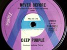 DEEP PURPLE A LABEL AUSTRALIAN PROMO 45 FROM 1972.RARE