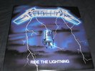 METALLICA Ride The Lightning original 1984 vinyl