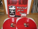 BLOOD FOR BLOOD wasted youth brew 2x LP nyhc RED /600