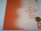 BACH    MAURICE GENDRON  3X L.Ps  FACTORY SAMPLE