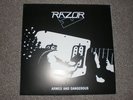 RAZOR Armed And Dangerous LP RARE slaughter destruction