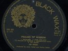Jah Woosh - Psalms Of Wisdom UK Black Wax LP  ??