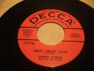 Johnny Carroll Crazy Crazy Lovin' Rockabilly 45 Promo