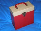 45 RPM Carrying Case w/40 records - Elvis, Beatles, etc