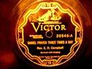 78RPM-REV. E.D.CAMPBELL-VICTOR 20546-DANIEL PRAYED 3 TI