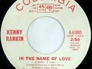 rare Soul 45 KENNY RANKIN in the name of love COLUMBIA