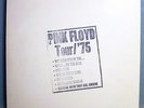 PINK FLOYD TOUR'75  WHITE LABEL PROMO-ONLY LP