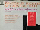 Columbia M2L 274 RICHTER AT CARNEGIE HALL #2 piano 2LPs